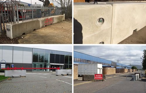 Constant and Co Security Barriers and Concrete Blocks
